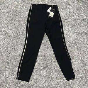 Rag & Bone Black Side-Zipper Pants